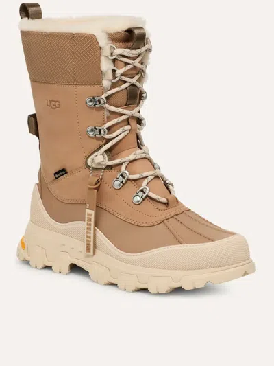 Ugg Adirondack Wool Blend Ankle Boot In Beige