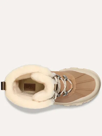 Ugg Adirondack Wool Blend Ankle Boot In Beige