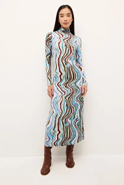 Marie Oliver Paxton Dress In Agate Stone