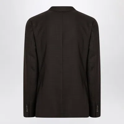 Santaniello Men's Checked Double Breasted Jacket