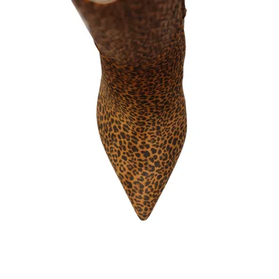 Sergio Rossi Leopard-print Leather Boots