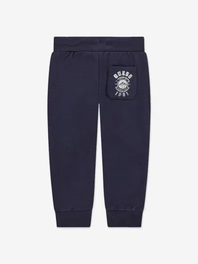 Guess Boys Logo Tracksuit In Red