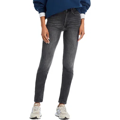 Anine Bing Womens High Waisted Skinny Leg High-waisted Jeans In Grey