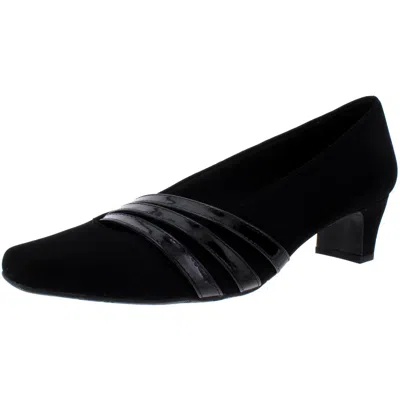 Easy Street Entice Womens Faux Leather Square Toe Dress Pumps In Multi