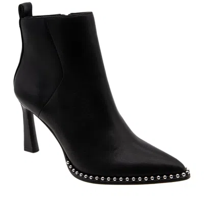 Bcbgeneration Beya Womens Knit Pointed Toe Booties In Black