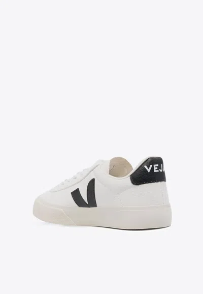 Veja 20mm Campo Leather Sneakers In White