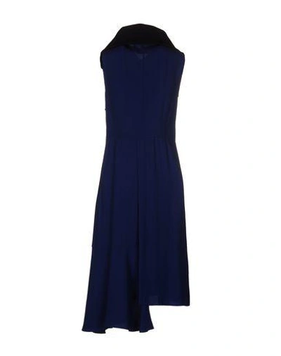 Shop Marni Midi Dresses In Blue
