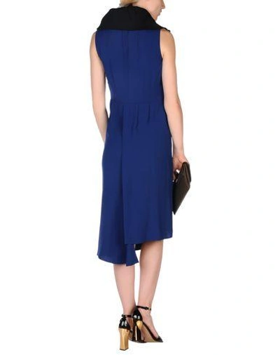 Shop Marni Midi Dresses In Blue
