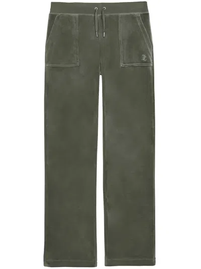 Juicy Couture Del Ray Pocketed Trackpan Clothing In Green