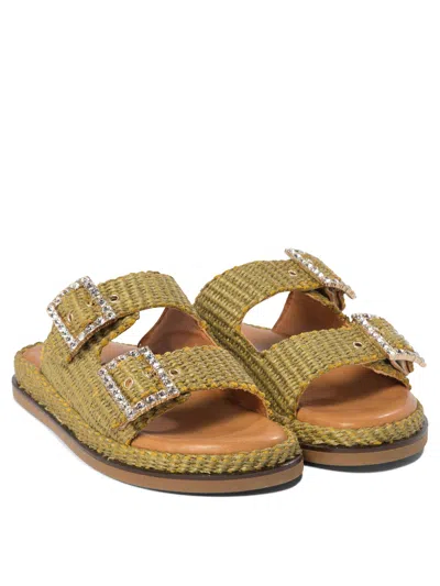 Alibi Greta Sandals In Green