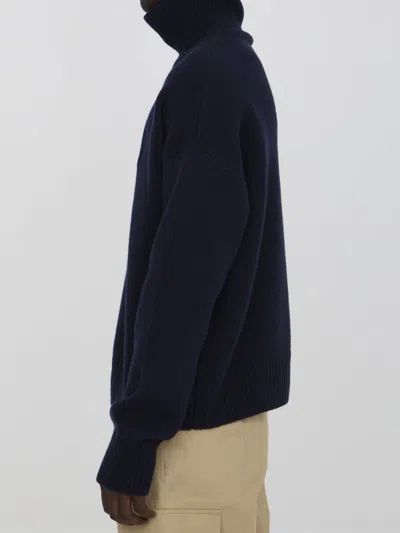 Ami Alexandre Mattiussi Ami Paris Men Ami De Coeur Sweater