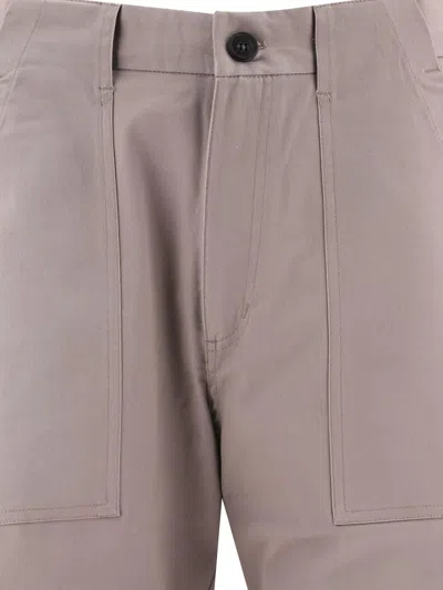 Andblue Button-fly Patch-pocket Trousers