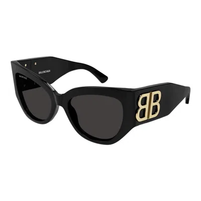 Balenciaga Grey Cat Eye Ladies Sunglasses Bb0322s 002 55