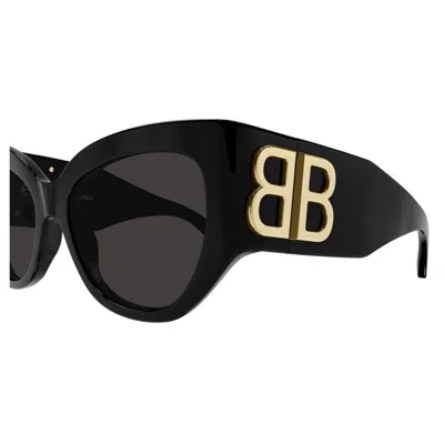 Balenciaga Grey Cat Eye Ladies Sunglasses Bb0322s 002 55