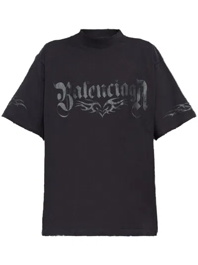 Balenciaga Graphic Logo T-shirt Fit Medium