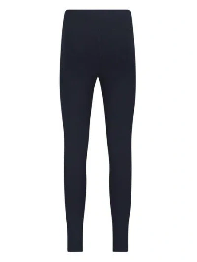 Balenciaga Black Activewear Leggings In Matt Nylon Blend