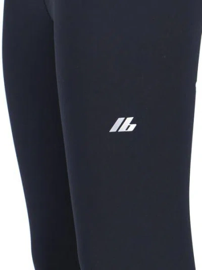Balenciaga Black Activewear Leggings In Matt Nylon Blend
