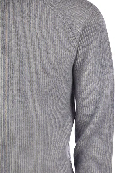 Brunello Cucinelli High-neck Cashmere Cardigan