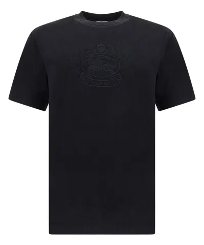 Burberry Tempah Embroidered Logo Cotton T-shirt