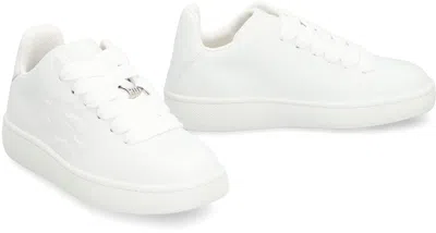 Burberry Low-top Sneakers In Box Leather