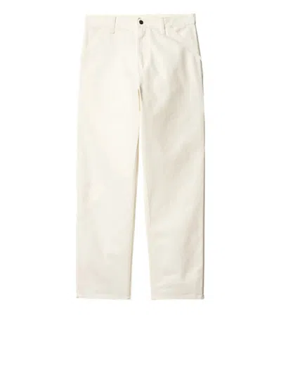 Carhartt Single Knee Pant Sonyc Silver In Cotton