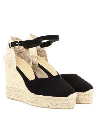 Castaã±er Castañer Woman Espadrilles Black Size 10 Textile Fibers