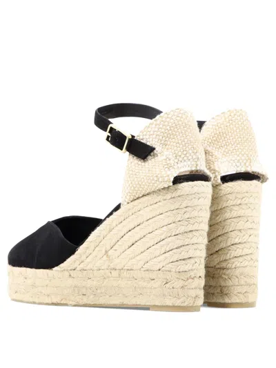 Castaã±er Castañer Woman Espadrilles Black Size 10 Textile Fibers