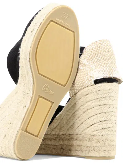 Castaã±er Castañer Woman Espadrilles Black Size 10 Textile Fibers