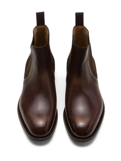 Church's Leather Amberley Chelsea Boots In Brown