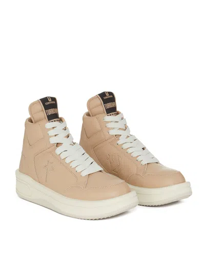 Converse X Drkshdw Turbowpn High-top Sneakers In Calf Leather