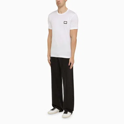 Shop Dolce & Gabbana Crew-neck Cotton T-shirt