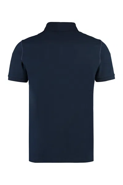 Dolce & Gabbana Cotton Polo Shirt With Buttoned Collar And Ribbed Accents