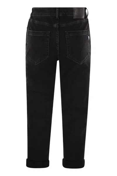 Shop Dondup Koons - Loose-fit Jeans With Jewelled Buttons