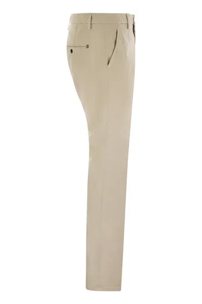 Dondup Spiritissimo - Regular Chino Trousers In Light Gabardine
