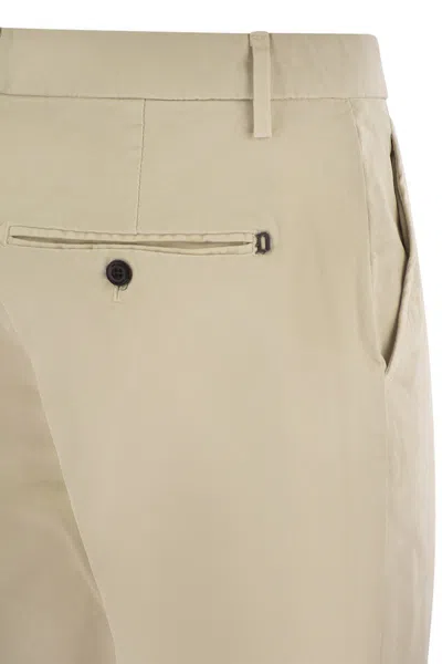 Dondup Spiritissimo - Regular Chino Trousers In Light Gabardine