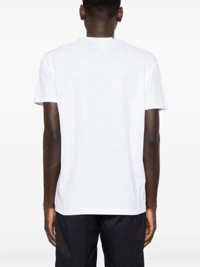 Dsquared2 'cool Fit Tee' White T-shirt With Logo Print On The Front In Cotton Man