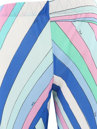 Pucci Women's "yummy" Trousers In Light Blue