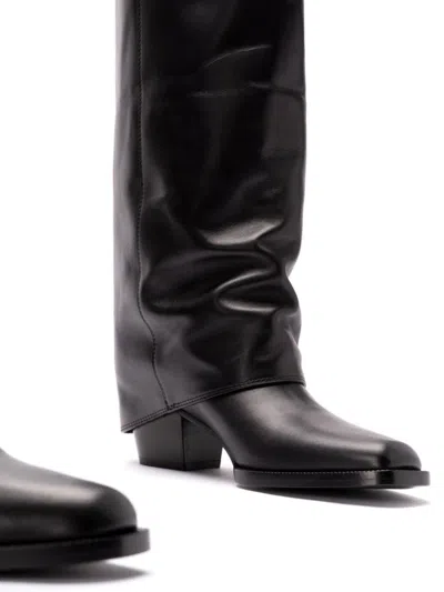 Fendi Black Leather Boots