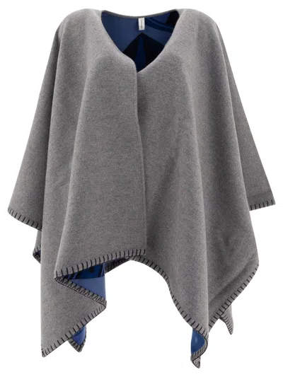 Ferragamo Geometrical Renaissance-print Reversible Cape