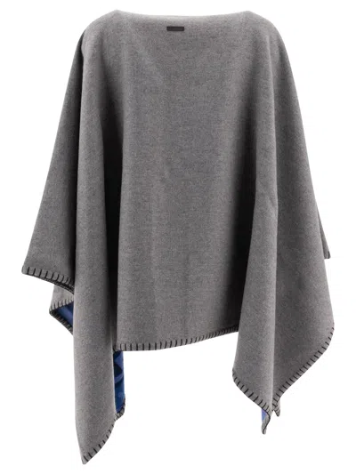 Ferragamo Geometrical Renaissance-print Reversible Cape
