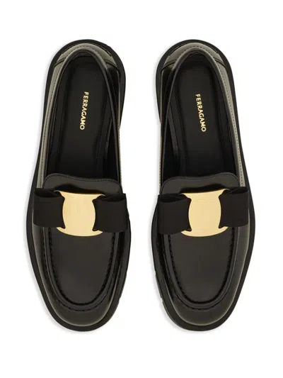 Ferragamo Gancini Buckle Loafers