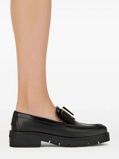 Ferragamo Gancini Buckle Loafers