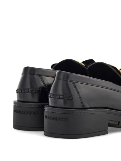 Ferragamo Gancini Buckle Loafers