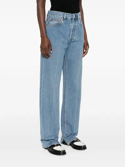 Gucci Logo Patch Straight-leg Jeans