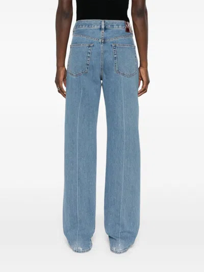 Gucci Logo Patch Straight-leg Jeans
