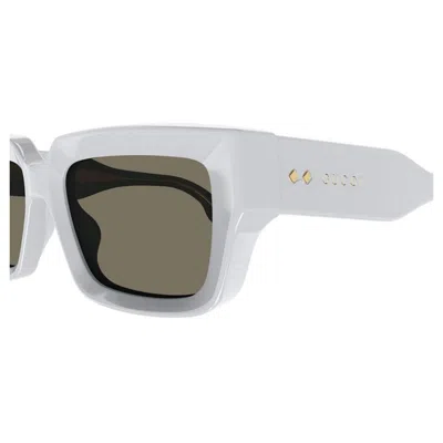 Gucci Brown Rectangular Unisex Sunglasses Gg1529s 004 54