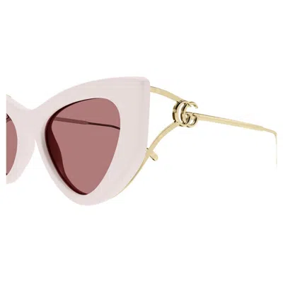 Gucci Red Cat Eye Ladies Sunglasses Gg1565s 003 52