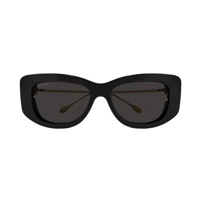 Gucci Gg1566s001 Black Gold Grey