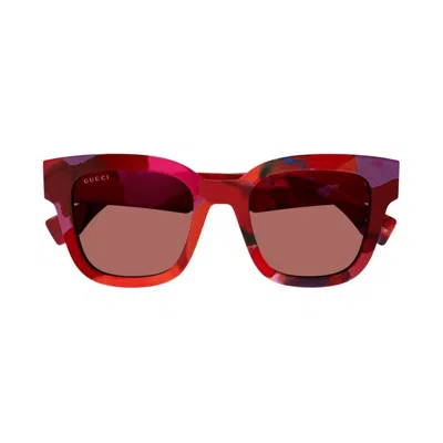 Gucci Tortoiseshell Square-frame Sunglasses