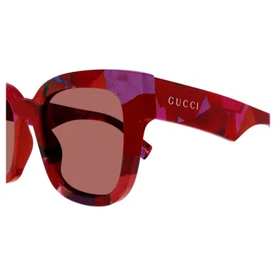 Gucci Tortoiseshell Square-frame Sunglasses